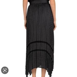 The Kooples Tête D'Épingle Polka Dot Maxi Skirt